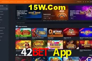 Slots com jackpots e giros grátis na 42Bet App